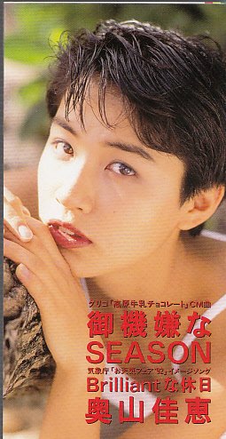 90年代アイドルの奥山佳恵